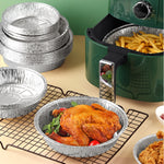 Homekiv – Air Fryer Special Tin Foil Tray Non-Stick Disposable Aluminum Liner for Easy Cooking