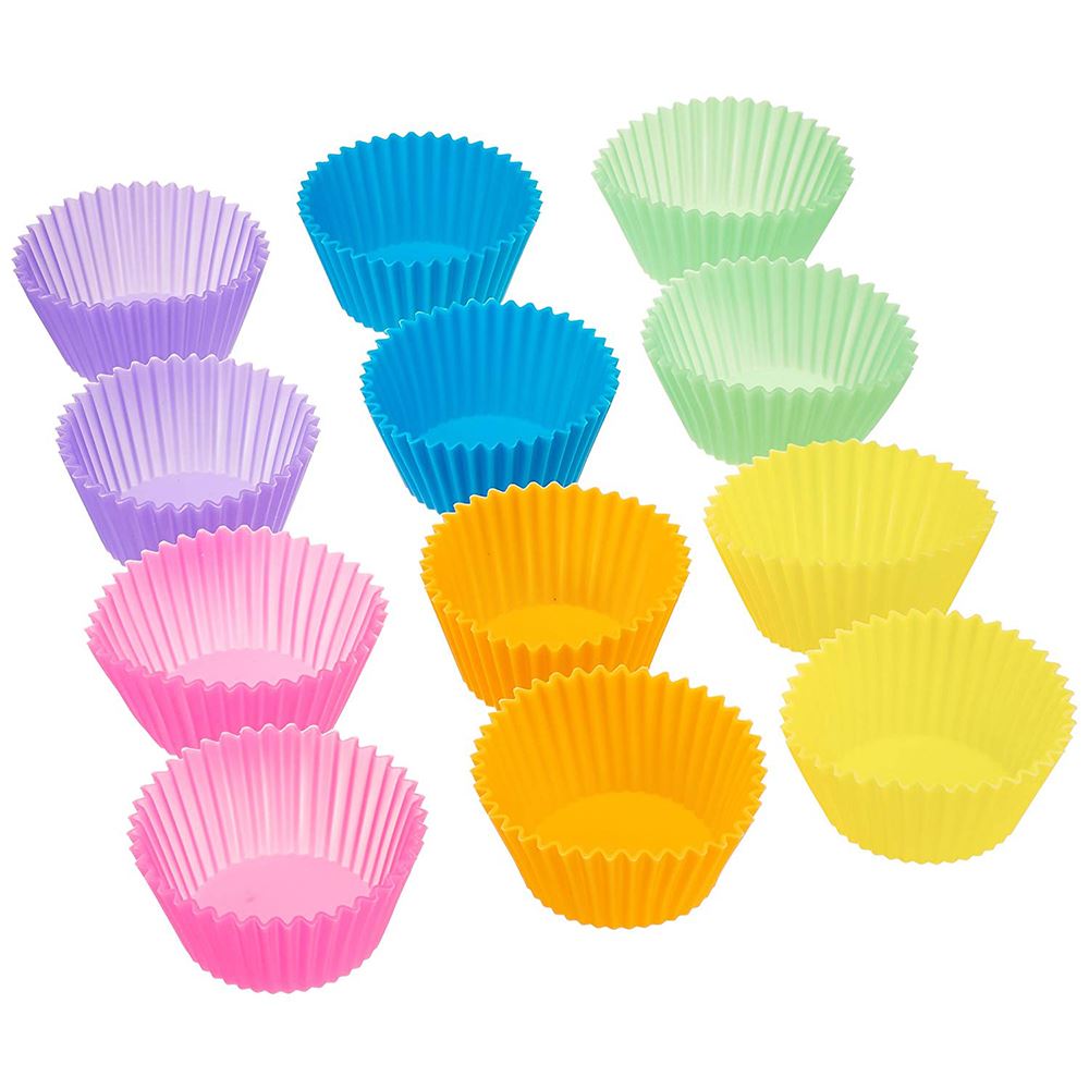 Homekiv – Silicone Muffin Baking Cups  Reusable Round Cake Mold