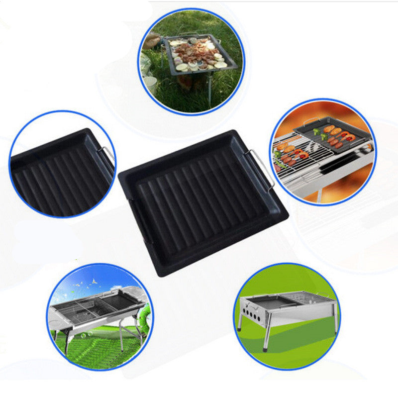 Homekiv Rectangular Nonstick Barbecue Pan