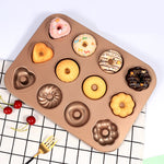 Homekiv – Donut & Muffin Cupcake Mold DIY Silicone Baking Tool