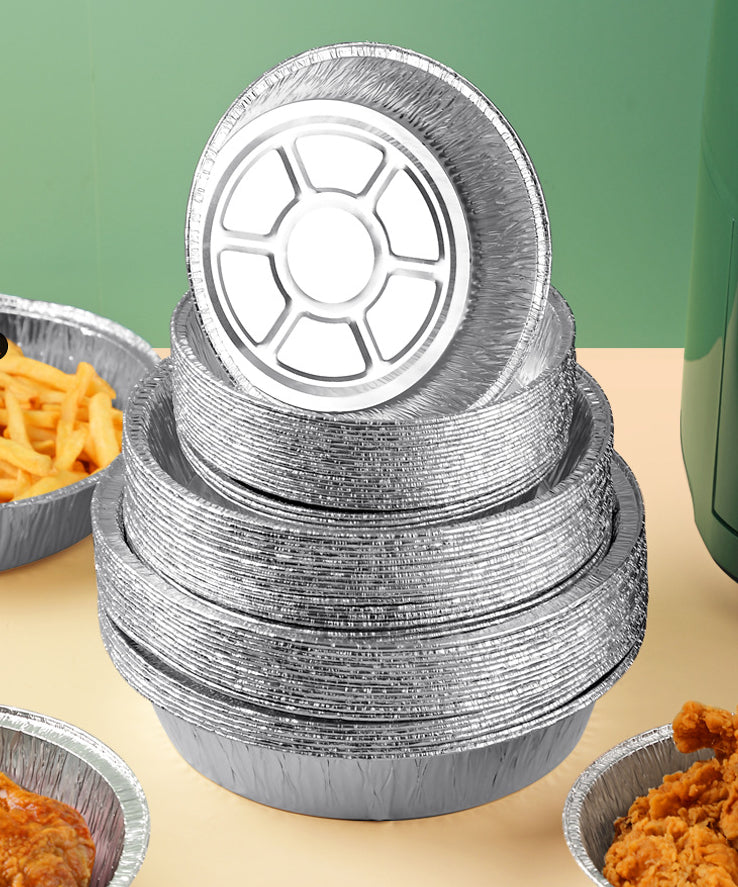 Homekiv – Air Fryer Special Tin Foil Tray Non-Stick Disposable Aluminum Liner for Easy Cooking