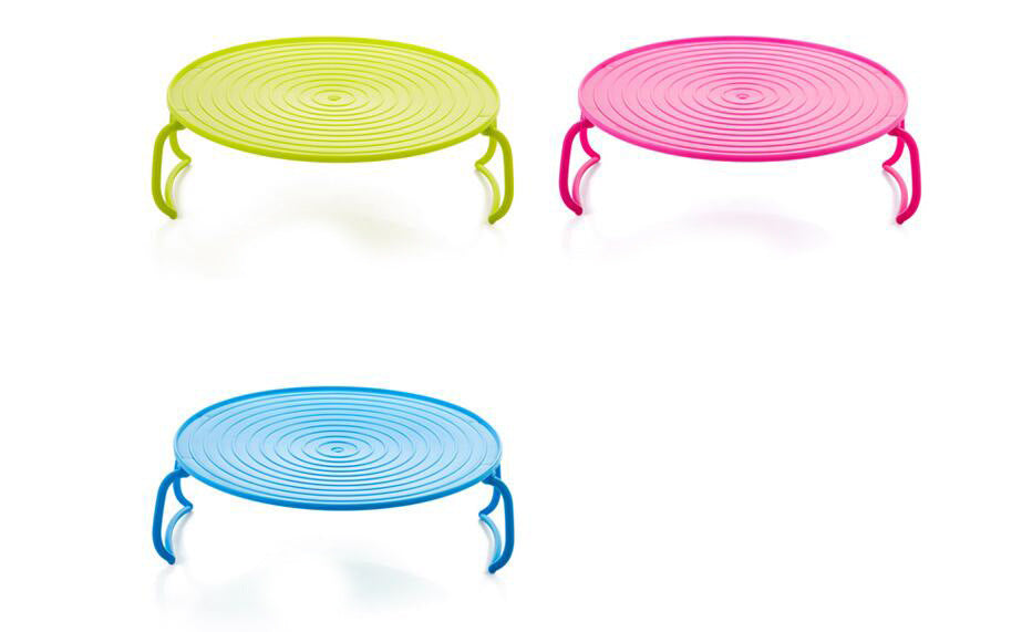 Homekiv  Microwave Layered Steamer Tray Rack Double-Layer