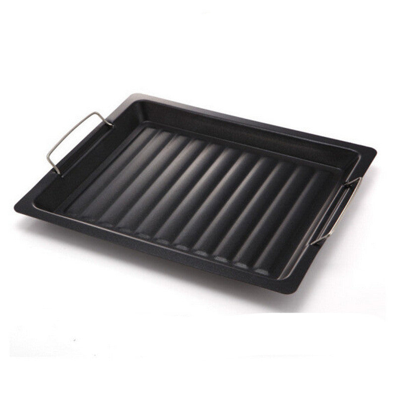 Homekiv Rectangular Nonstick Barbecue Pan