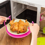 Homekiv  Microwave Layered Steamer Tray Rack Double-Layer