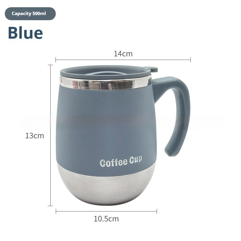 Homekiv – Stainless Steel Double Wall Mug (Anti-Scalding)